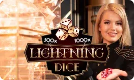 Queen Casino offre il gioco online Lightning Dice